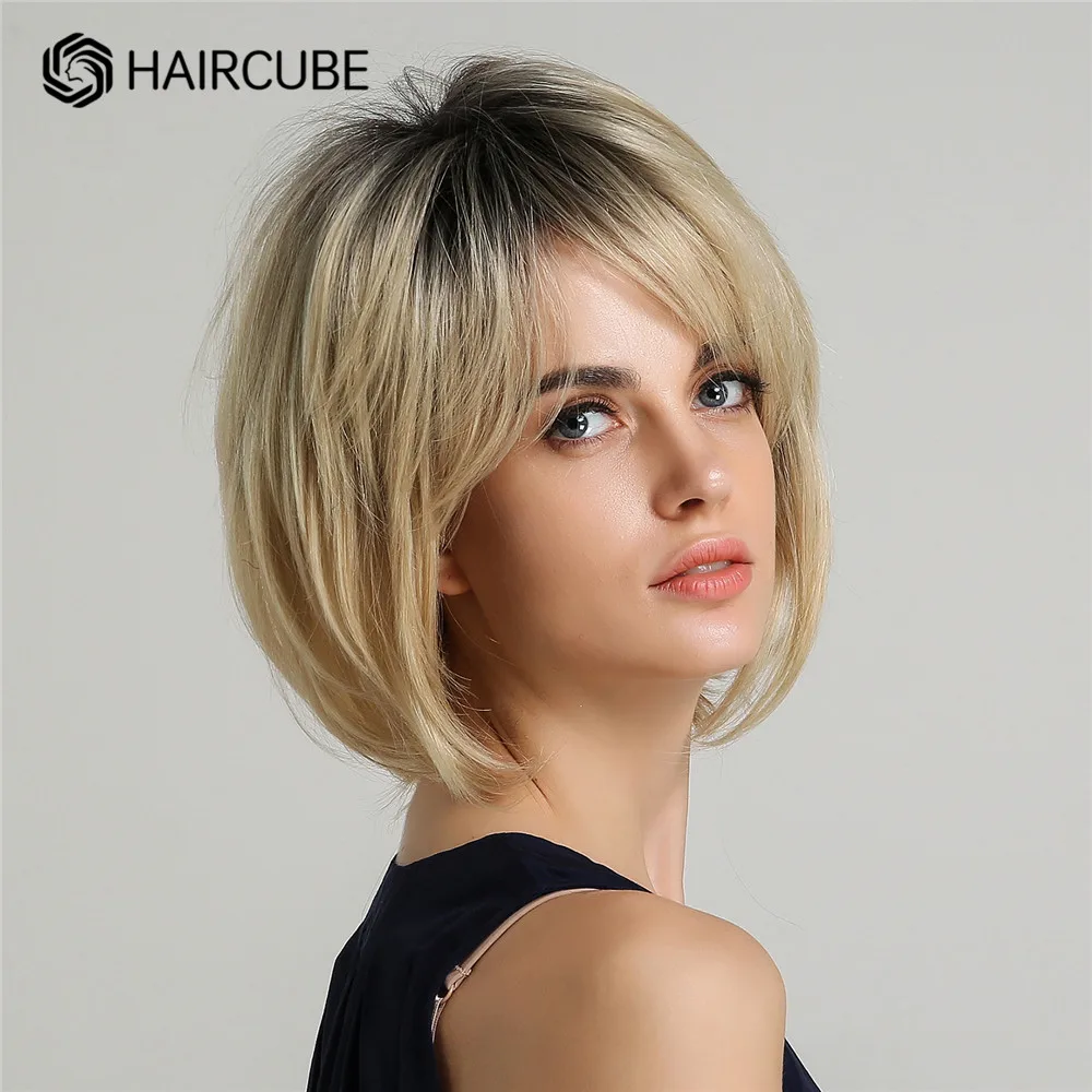 Haircube короткий светлый парик - Фотография_2