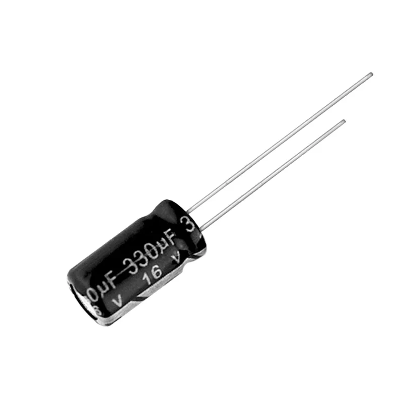 Алюминиевый электролитический конденсатор 16v330uf 6x1 2 мм