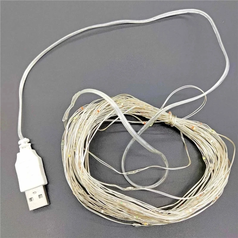 1 м 2 м 5 м 10 м светодиодные гирлянды с питанием от usb - Фотография_4