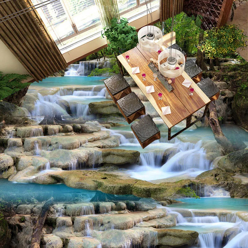 3d бег водопад воды природа пейзаж - Фотография_4