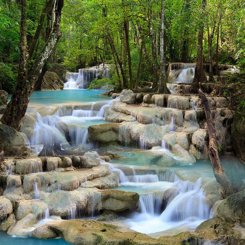 3d бег водопад воды природа пейзаж - Фотография_5