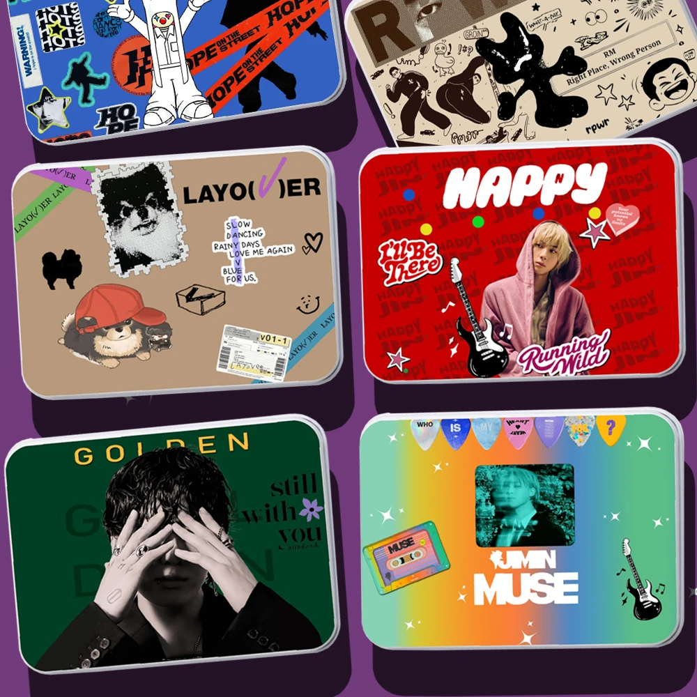 Kpop коробка для хранения фотокарт
