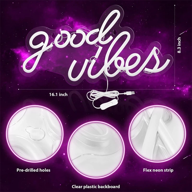 Надпись good vibes - Фотография_2