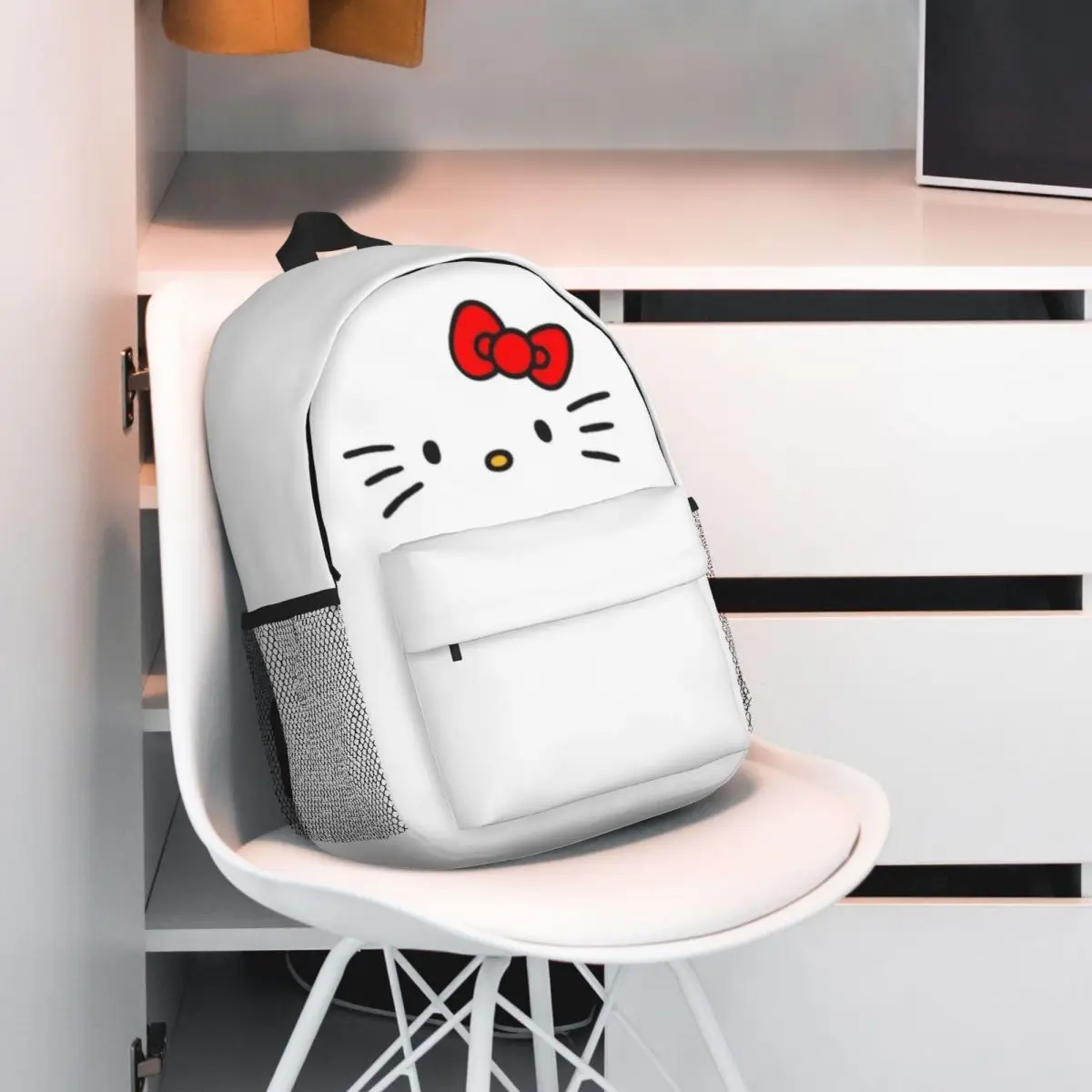 Легкая повседневная школьная сумка с принтом hello kitty для школы - Фотография_6