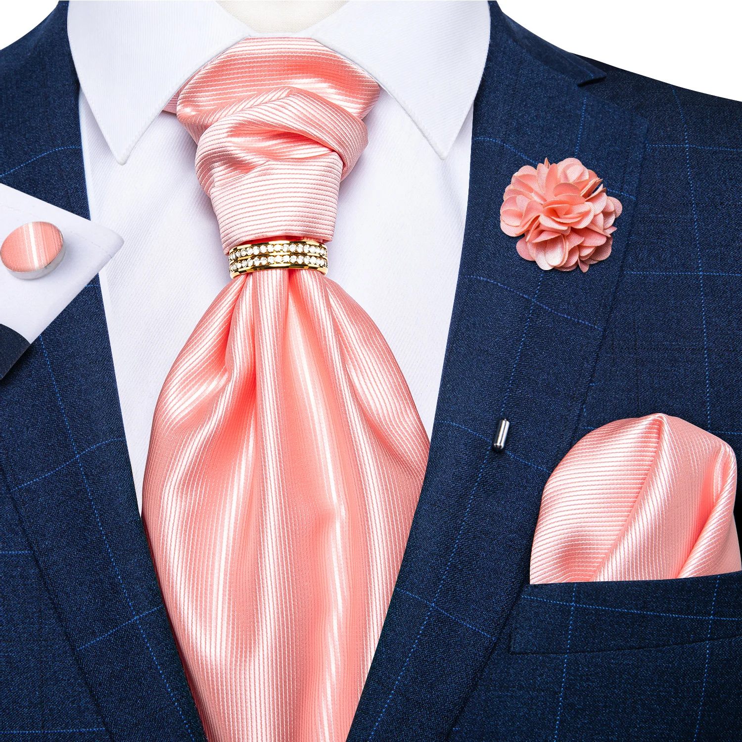 Модный галстук ascot для мужчин