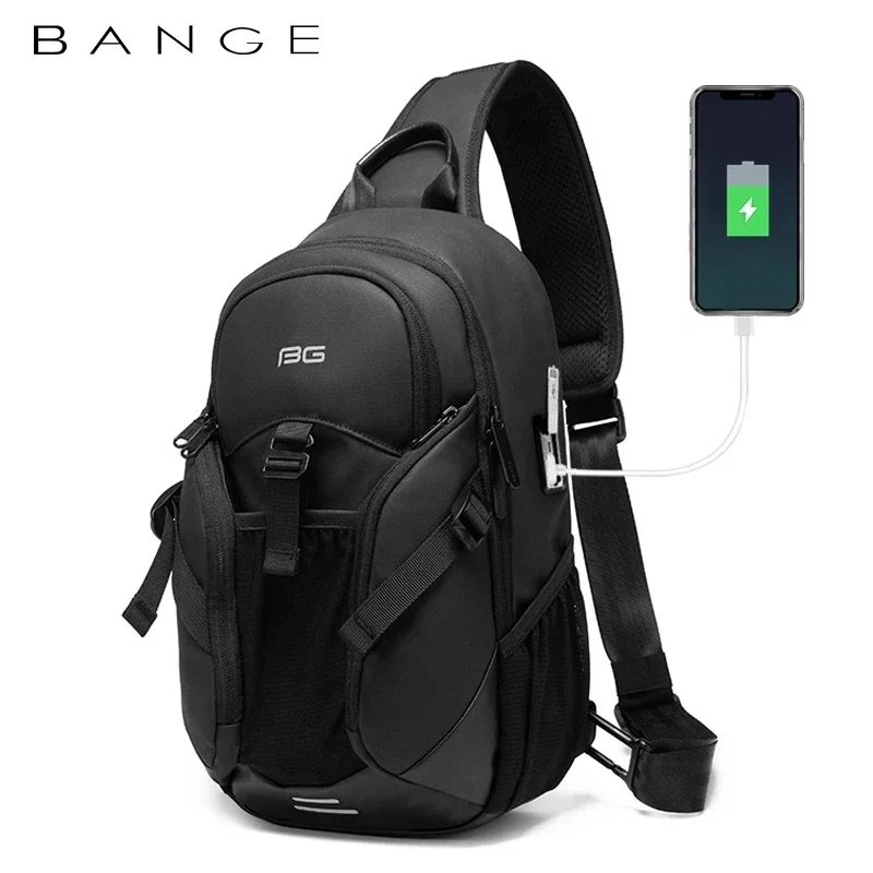 Мужская дорожная нагрудная сумка bange