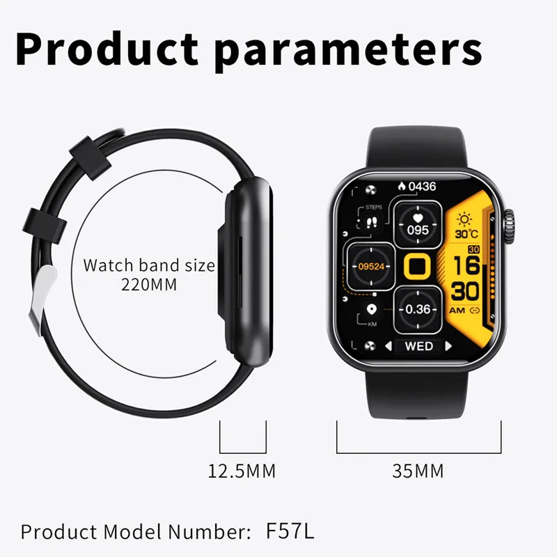 F57 смарт-часы bluetooth вызов - Фотография_4