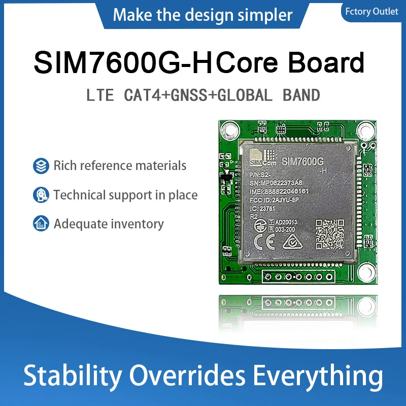 Simcom sim7600g-h lte cat4 core коммутационная плата kit