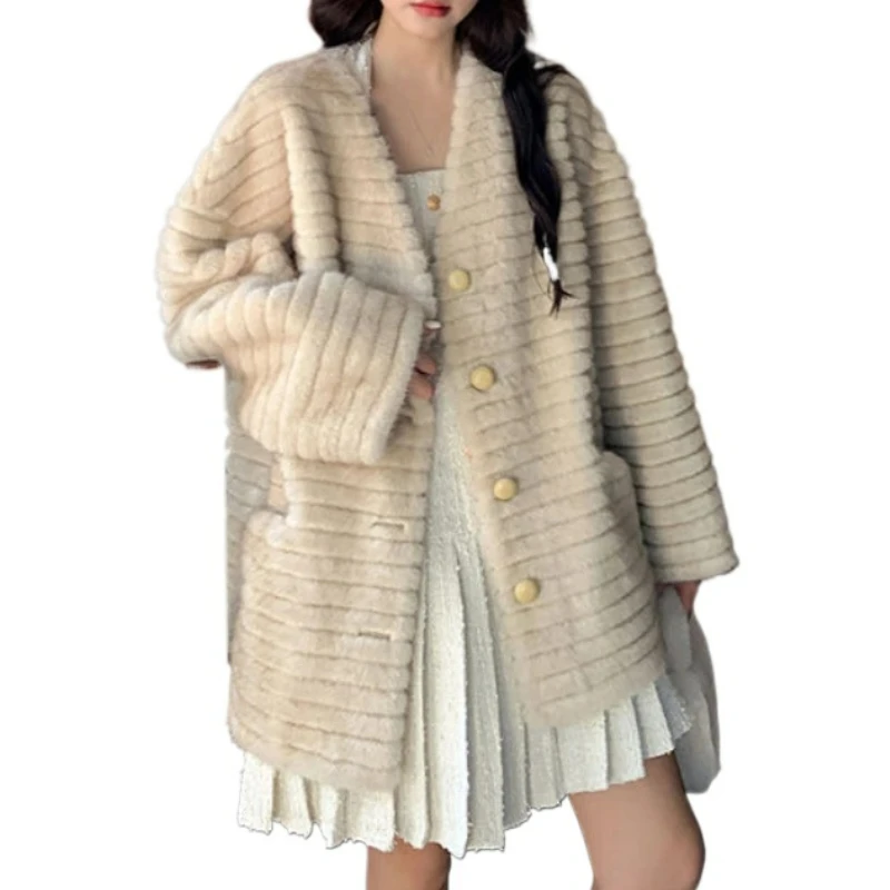 Winter women mid-length imitated