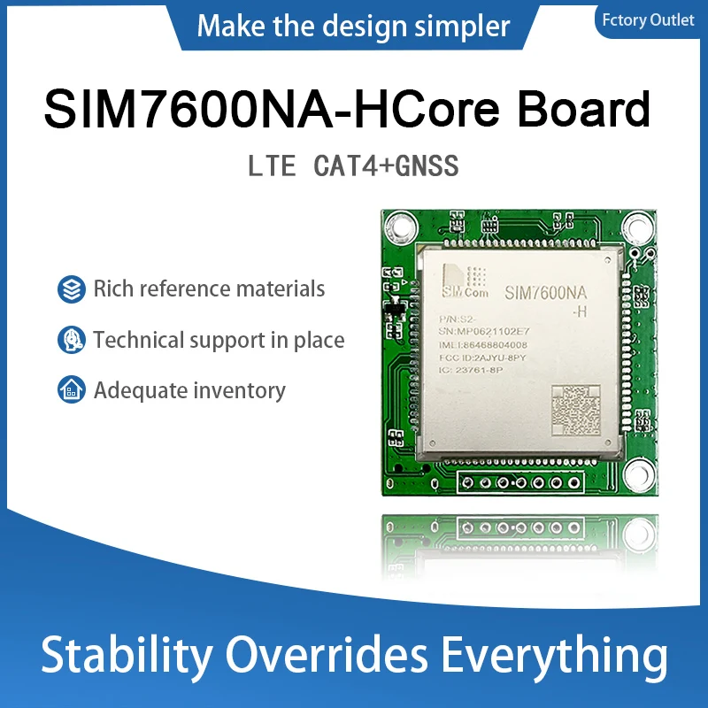 Simcom sim7600na-h lte cat4 core коммутационная плата kit
