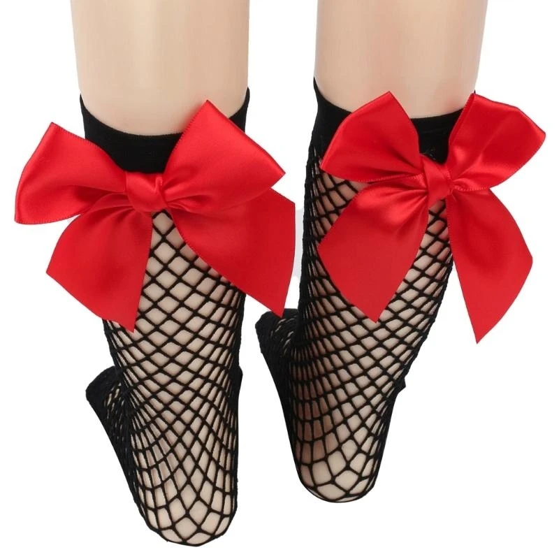 Дети дети дети сетки носки bowknot - Фотография_2