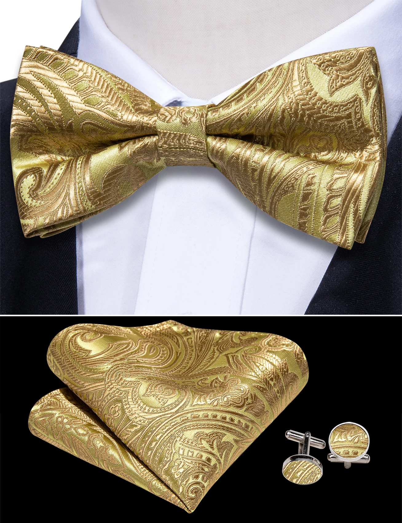 Роскошный золотой cummerbund мужской - Фотография_6