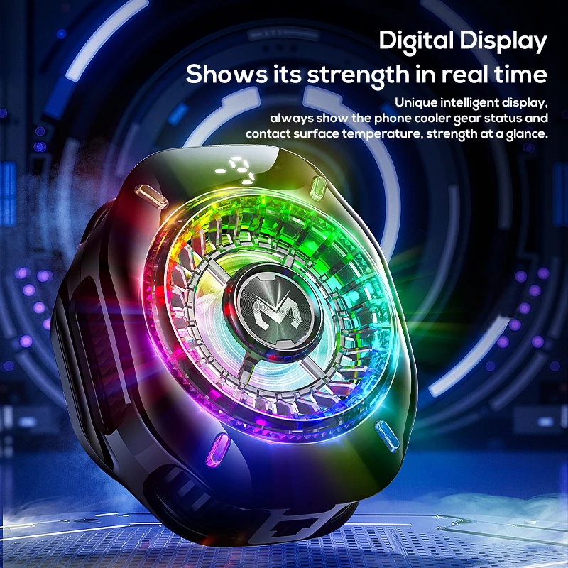 Новый полупроводниковый кулер для телефона cx10 с цветной подсветкой rgb - Фотография_2
