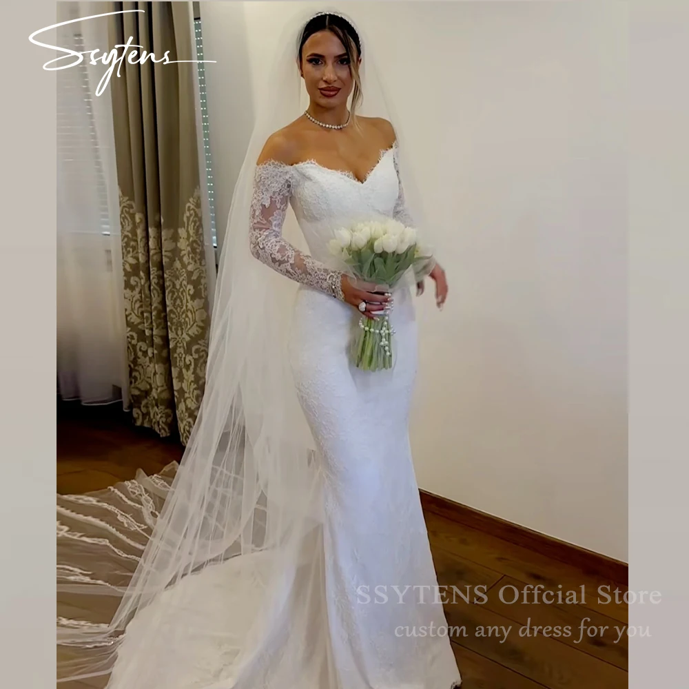 Ssytens сексуальные свадебные платья с открытыми плечами