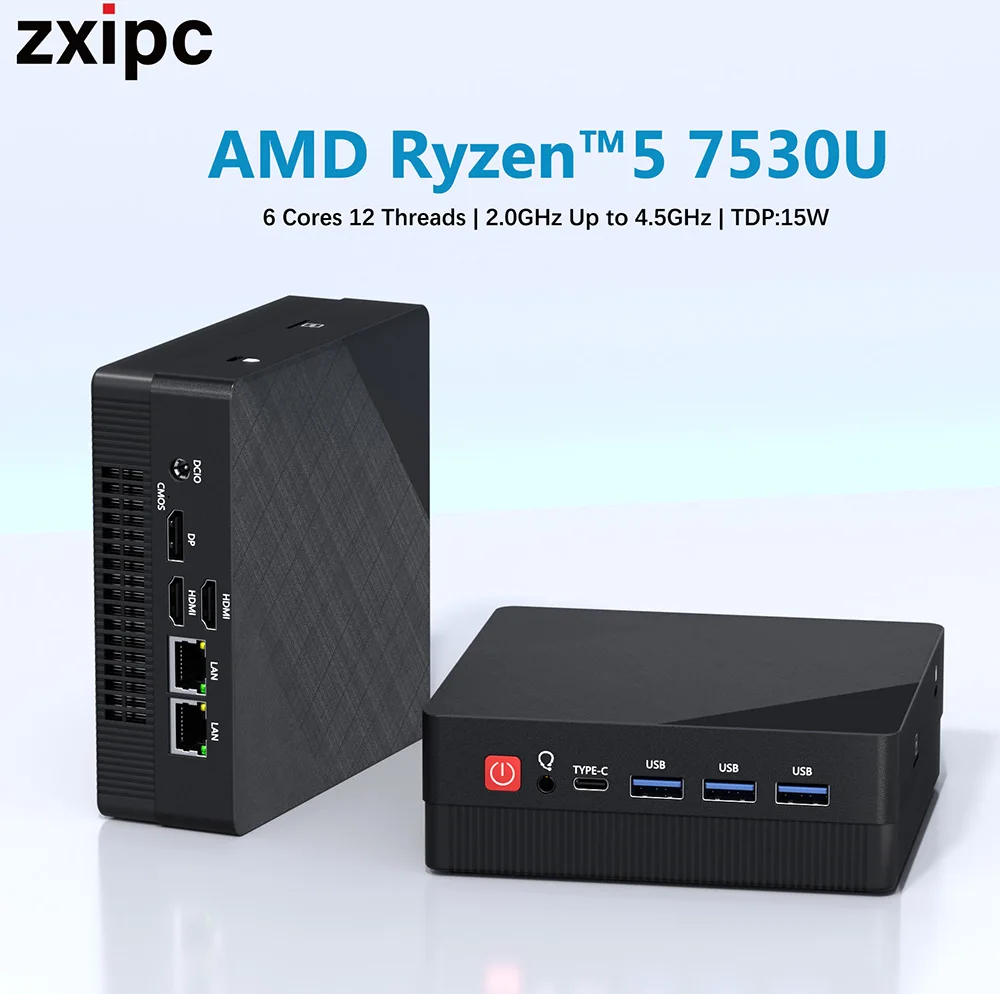 Мини-пк компьютер для игр amd ryzen7