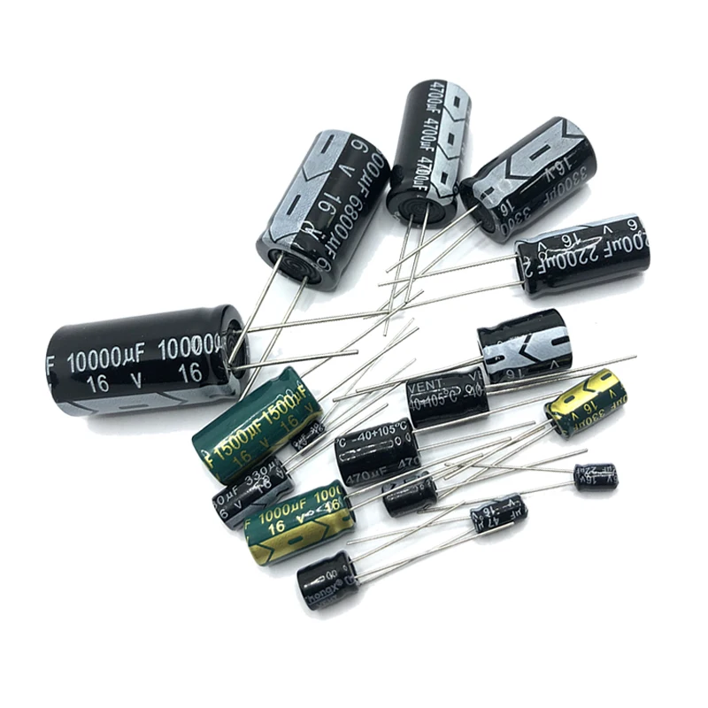 Алюминиевый электролитический конденсатор 16v330uf 6x1 2 мм - Фотография_2
