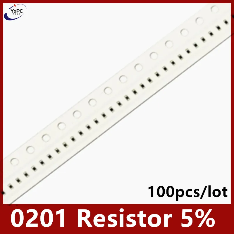 1% smd резистор 0r ~ 10m 1/4w 0 0201 1 10 0