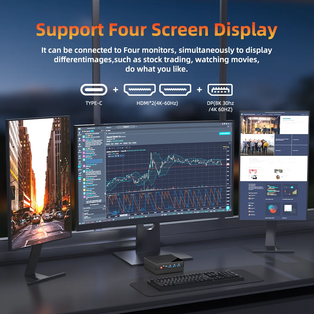 Мини-пк компьютер для игр amd ryzen7 - Фотография_6