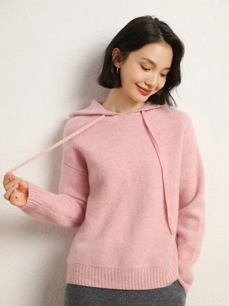 Angel women hooded pullover 100% - Фотография_6