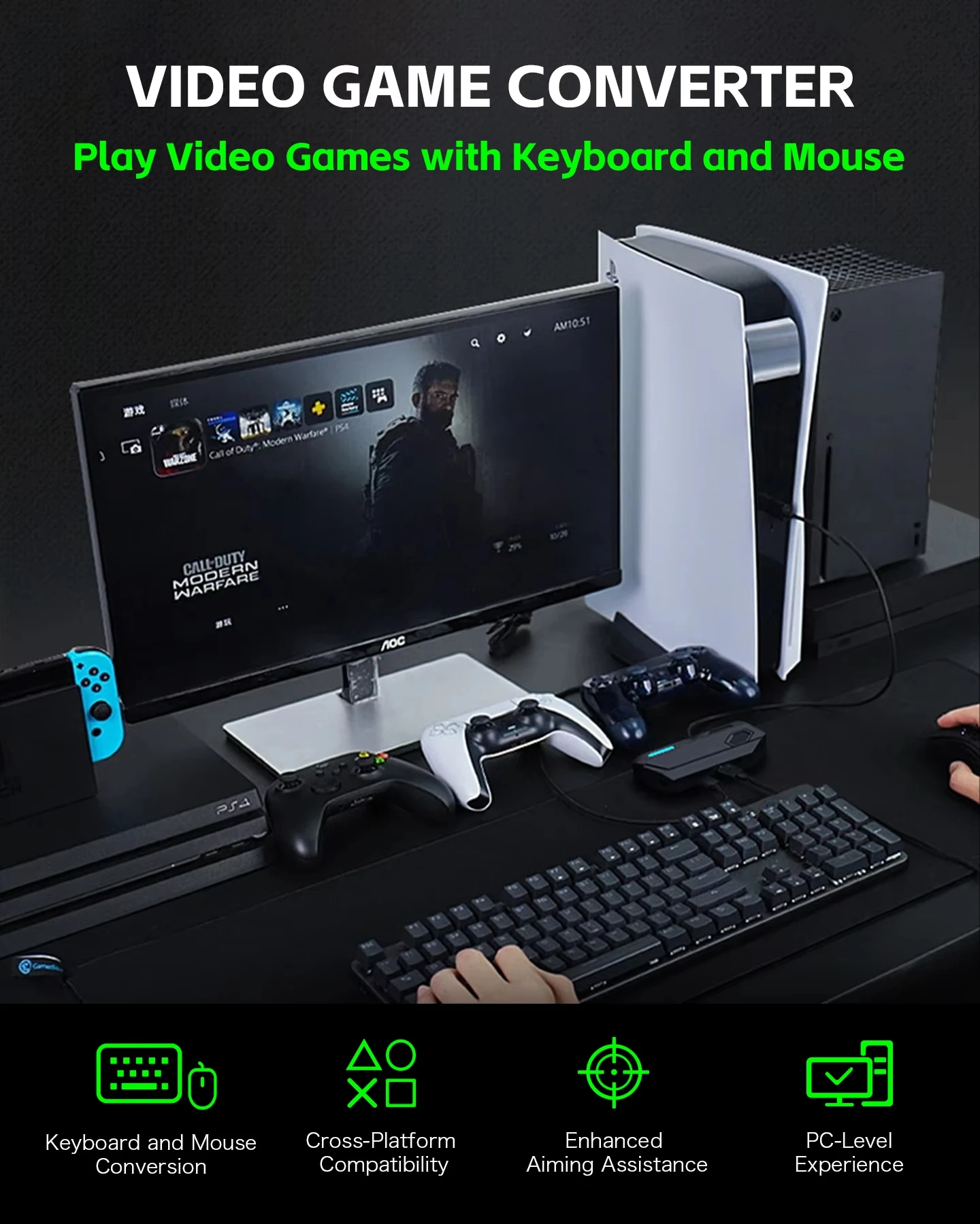 Aimzenix gaming k&m для ps4 - Фотография_3