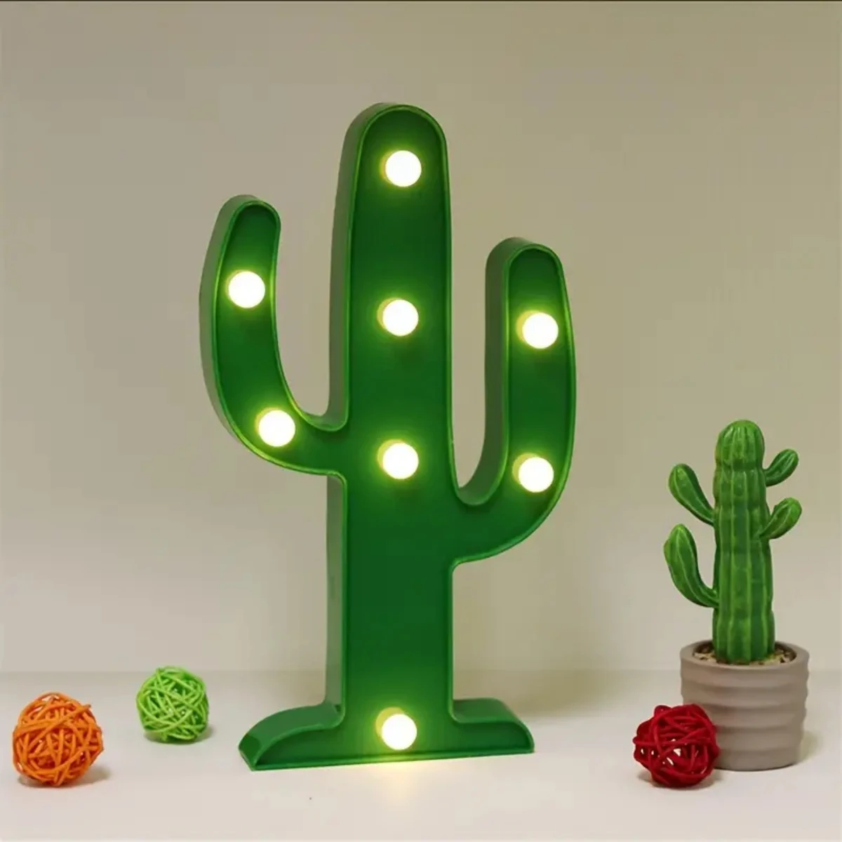 D2 cactus shaped battery operated