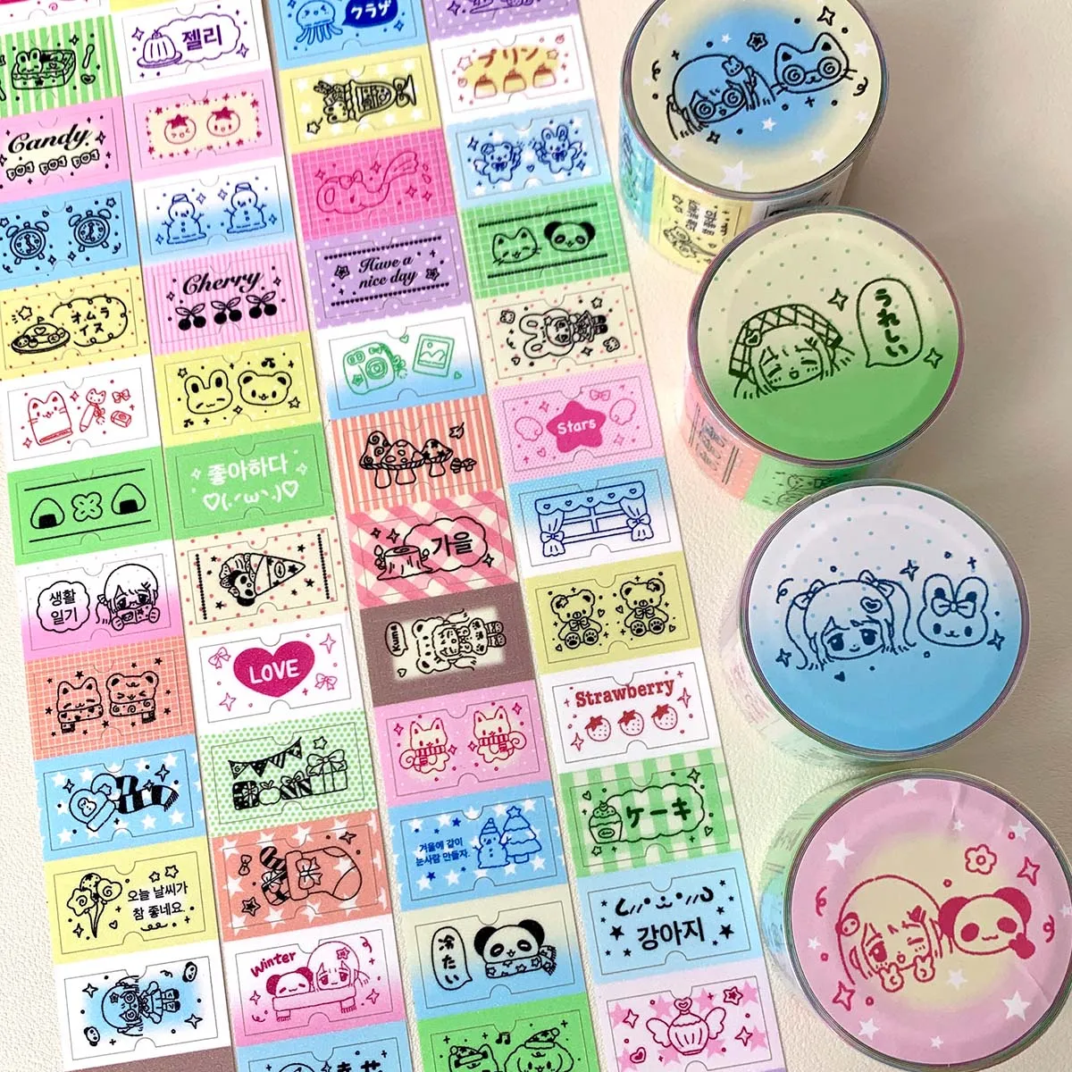 Wakawaka kawaii этикетка наклейка - Фотография_5