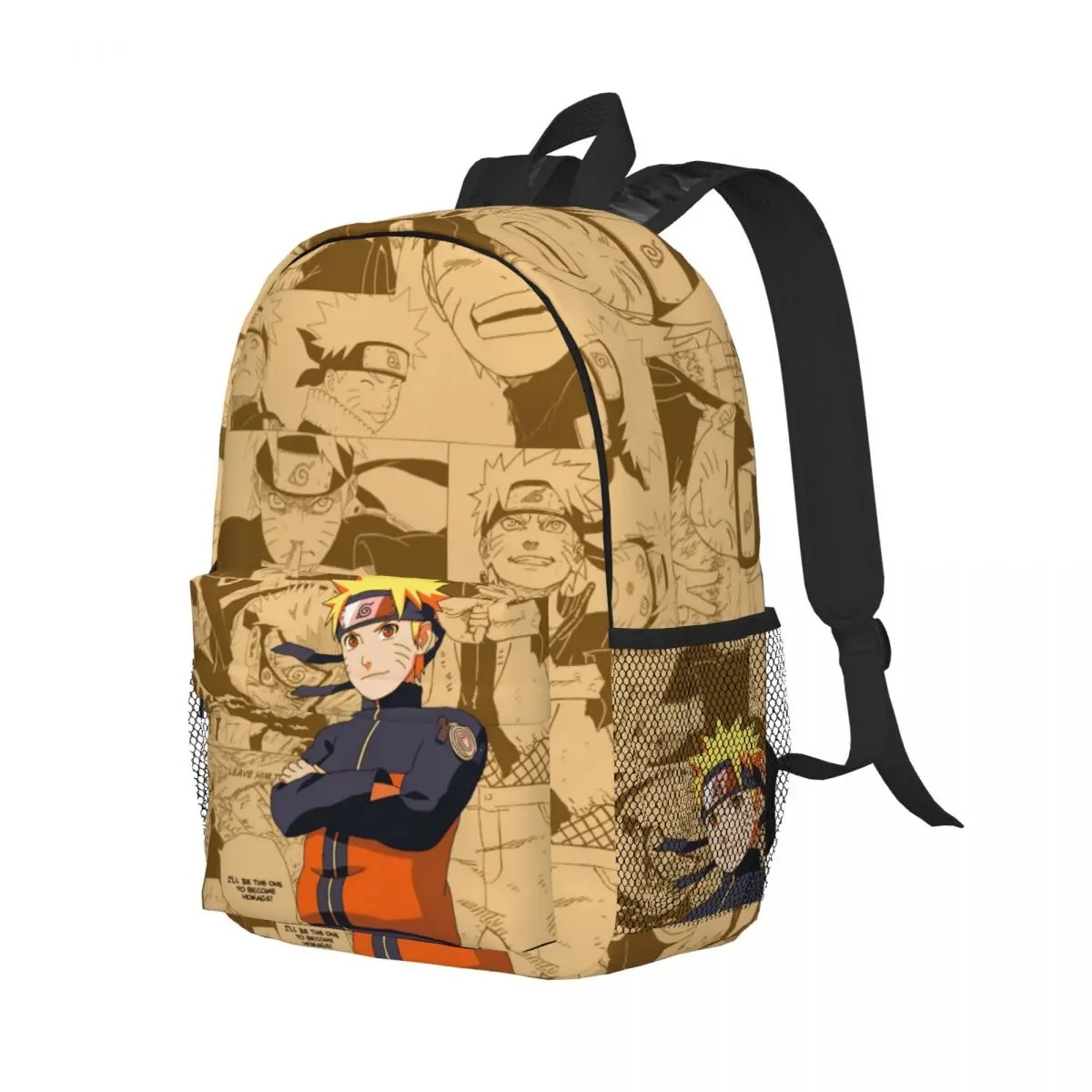 Компактный 15-дюймовый рюкзак naruto — стильная легкая сумка - Фотография_2