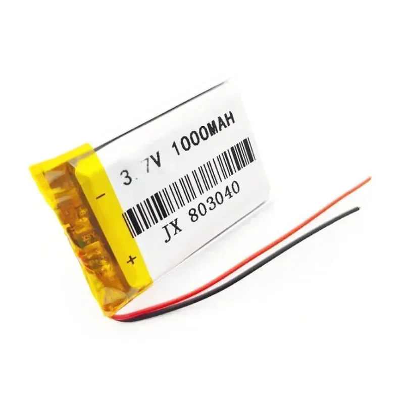 3,7 в 1000 мач 803040 lipo полимерный