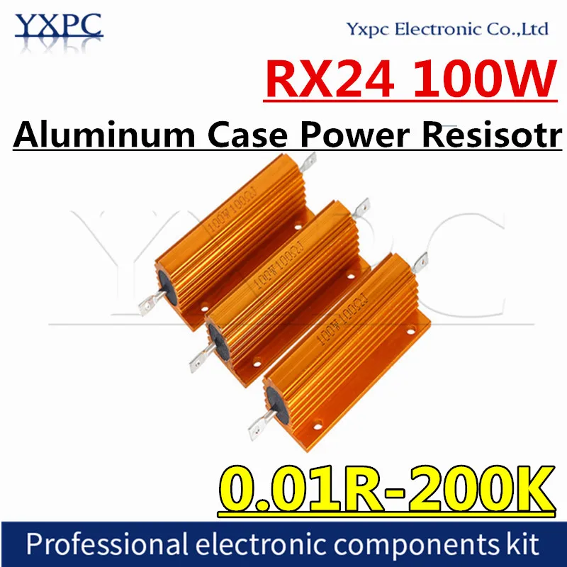Rx24 100w 0.01r-200k алюминиевый