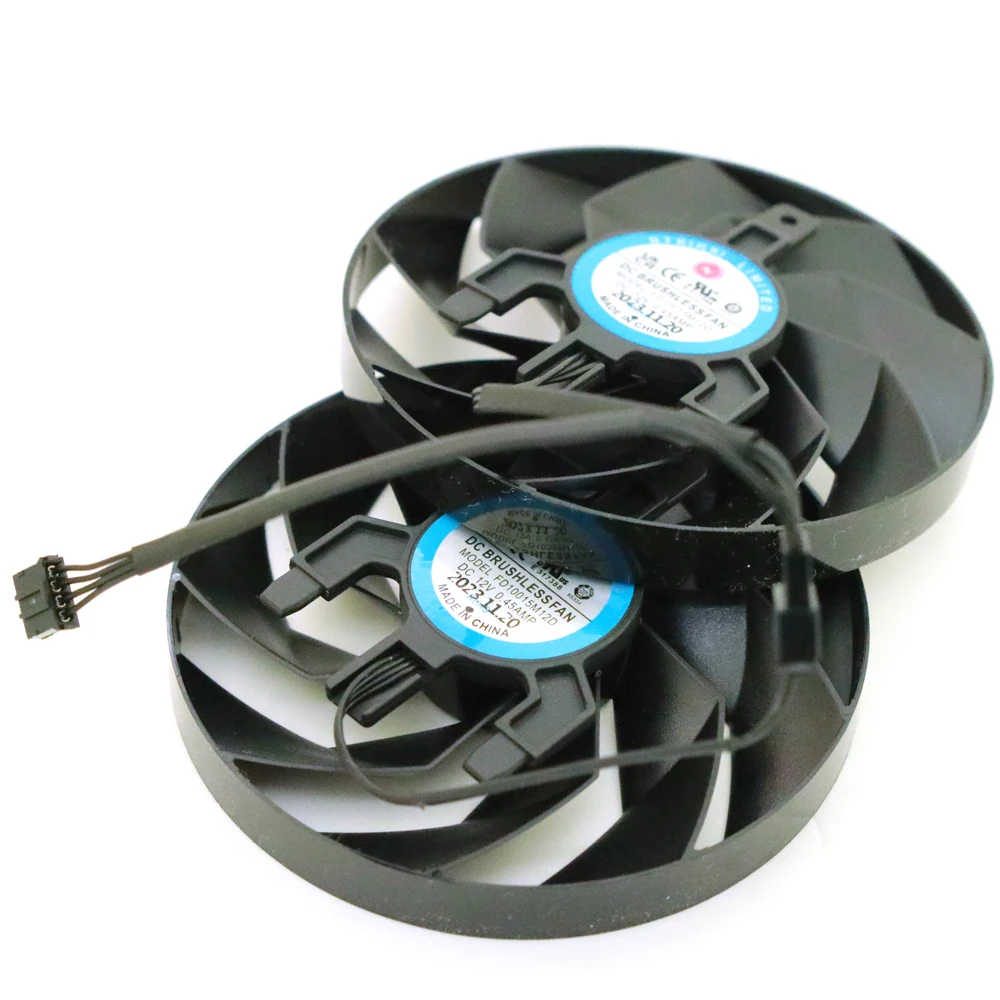 Вентилятор vga для видеокарты sapphire rx7600xt 7700xt 7800xt - Фотография_5