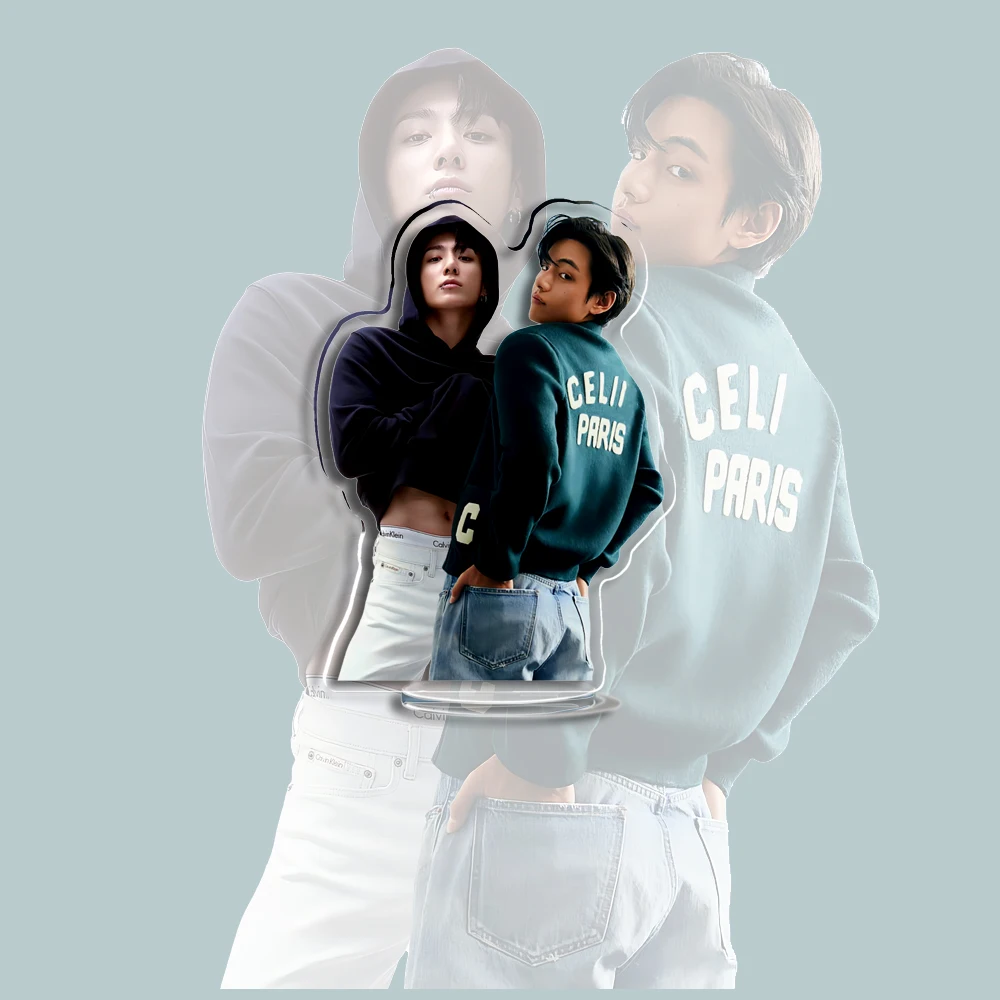 Акриловый альбом kpop standee golden layover take - Фотография_5