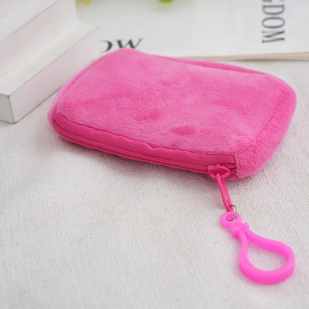 Moana solid plush coin purse women's - Фотография_3