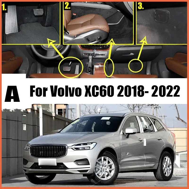 Автомобильные коврики для volvo xc60 2018 2019 2020 2021 2022 - Фотография_2