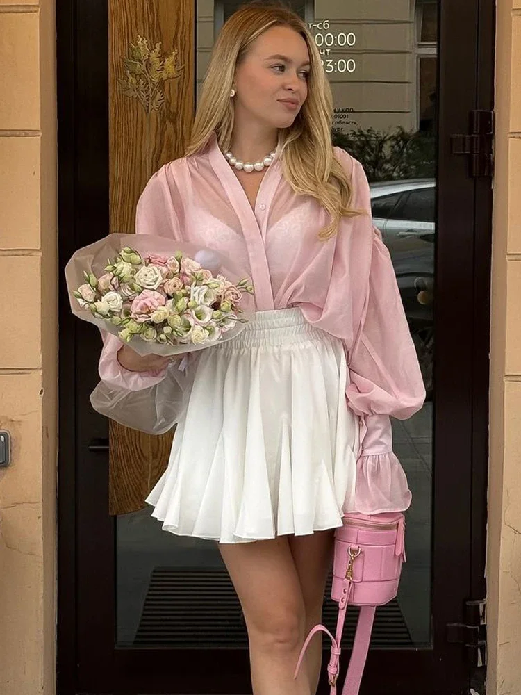 Tossy повседневные свободные прозрачные - Фотография_4