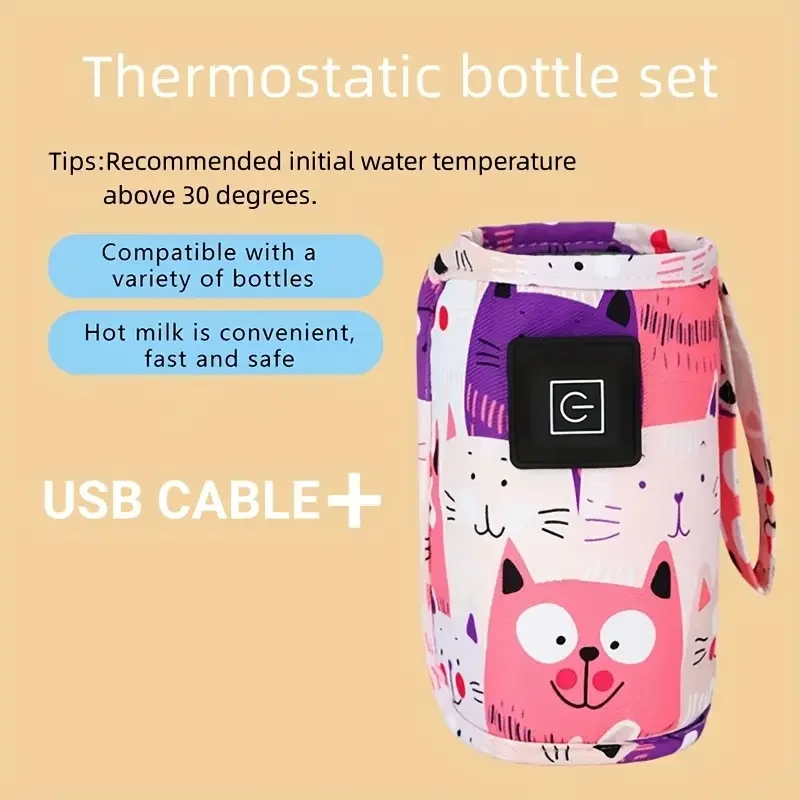 Портативный usb-подогреватель для бутылочек для молока и воды - Фотография_5
