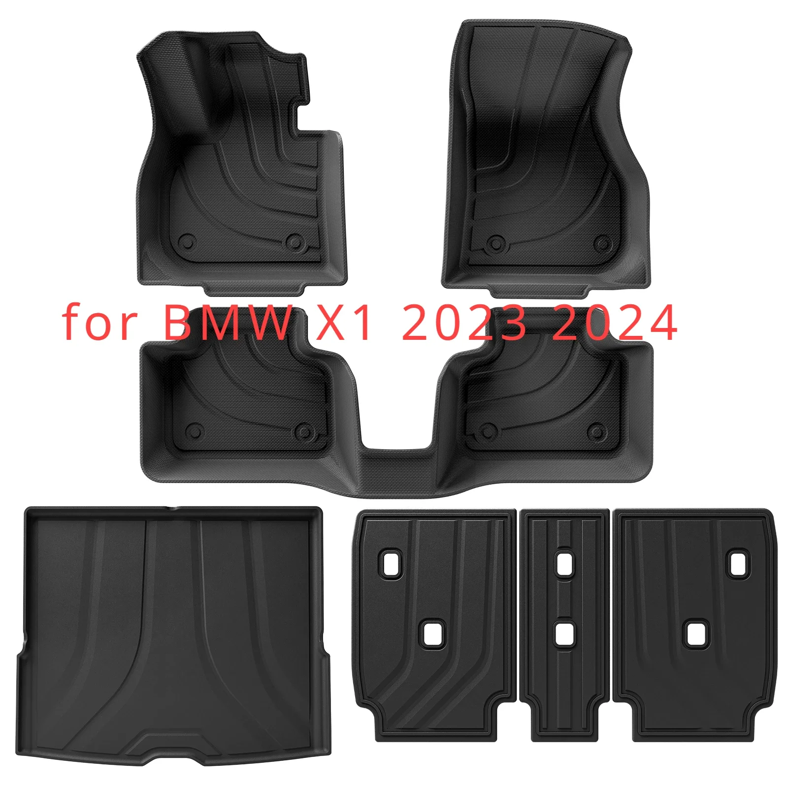 Автомобильные 3d коврики из тпэ для bmw x1 2023 2024