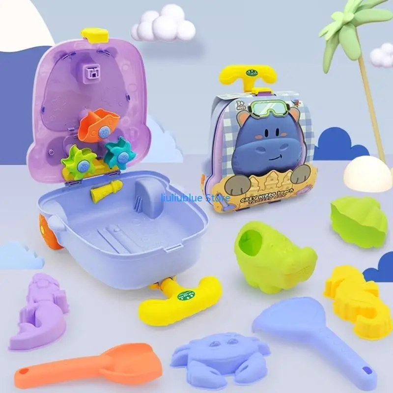 8pcs kids beach toy toy pand pass - Фотография_2