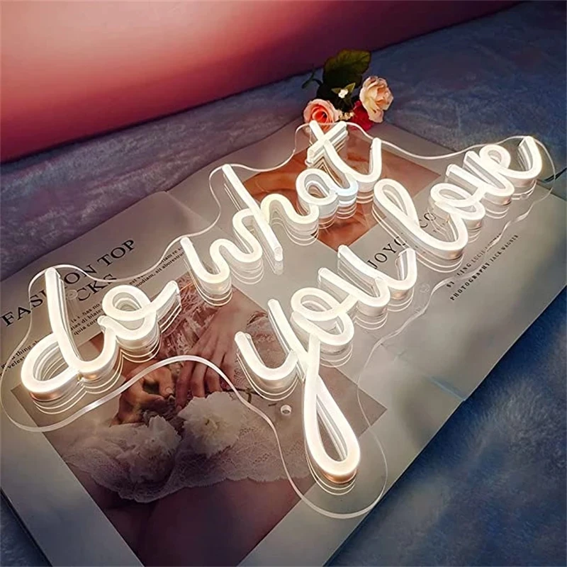 Do what you love неоновая вывеска - Фотография_4