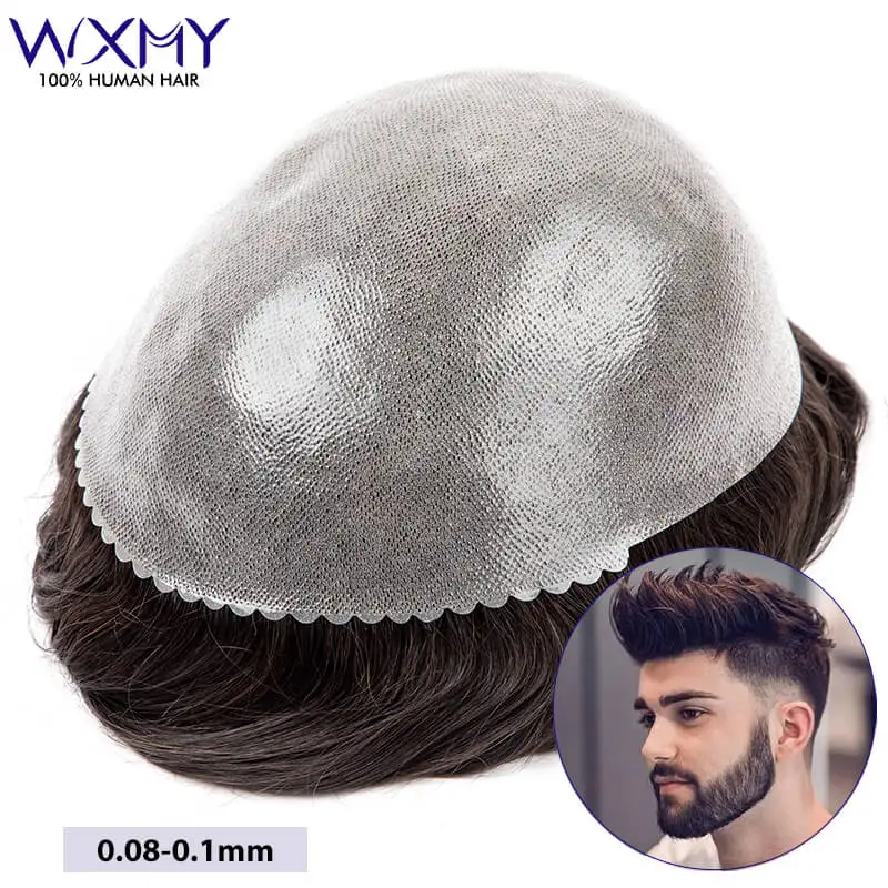 Мужской парик toupee 0