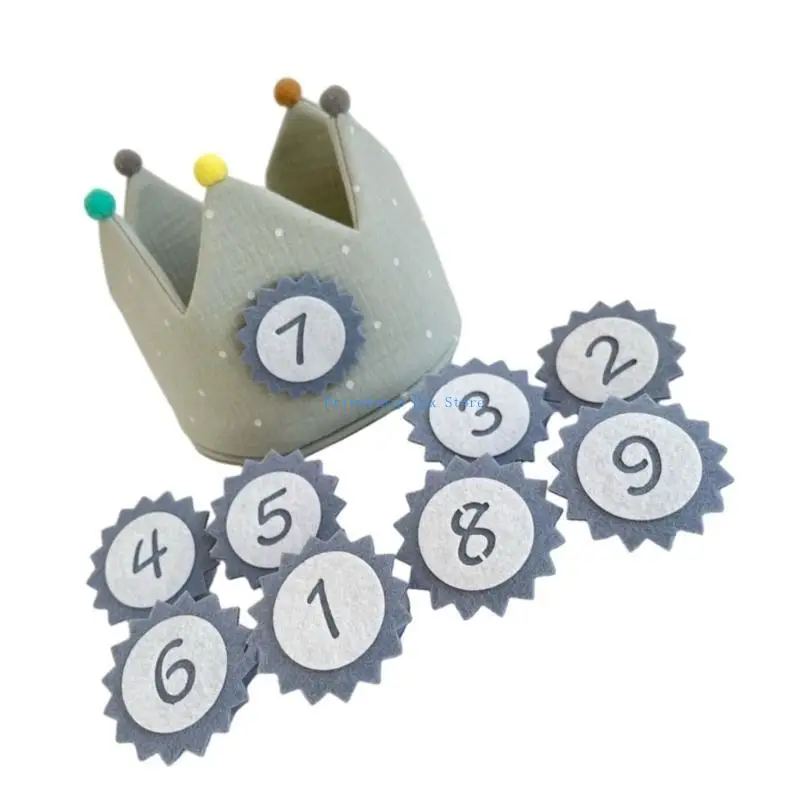 F1cb дети cotton crown crown props - Фотография_5