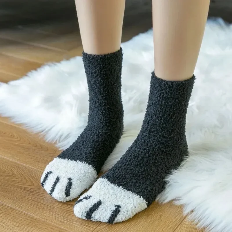6 пар зимних женских носков kawaii с героями мультфильмов - Фотография_5