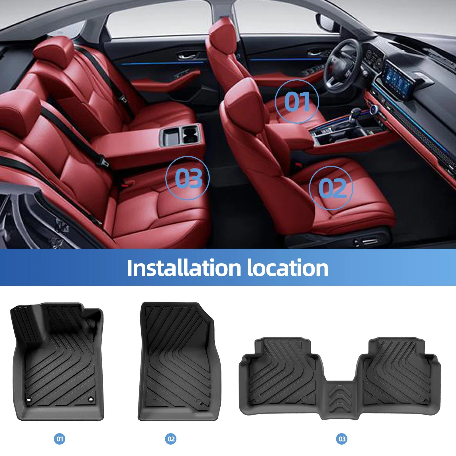 Tpe3d автомобильные коврики для - Фотография_4