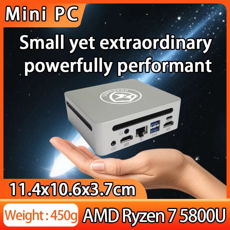 Мини-пк windows 11 pro amd ryzen7