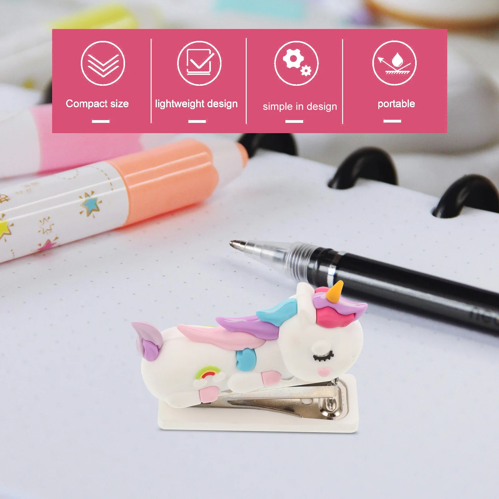 Mini stapler cute animal heavy - Фотография_2