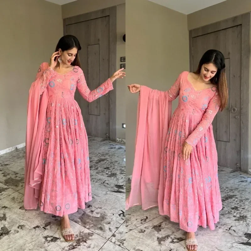 Индийский свадебный костюм болливуда shalwar kameez