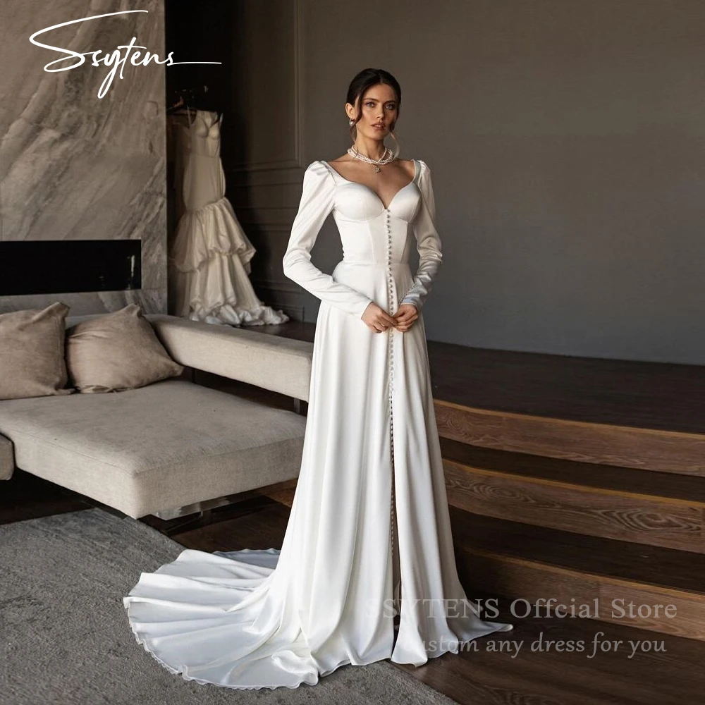 Ssytens элегантные свадебные платья