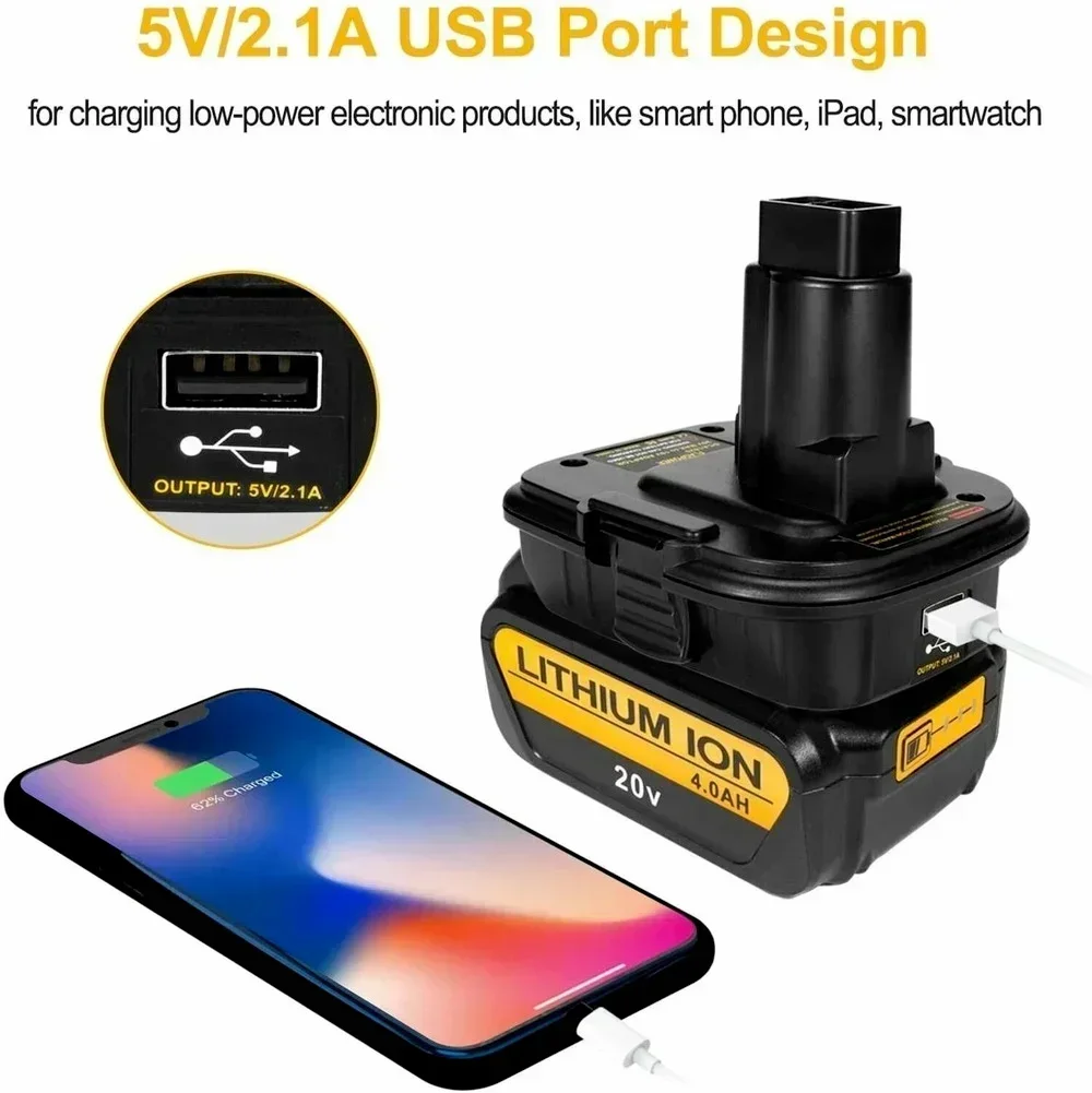 Адаптер аккумулятора с usb-портом - Фотография_2