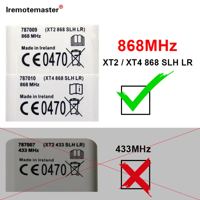 Для xt2 868 slh lr 2-кнопочный брелок с дистанционным управлением - Фотография_2