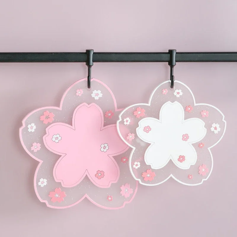 Kawaii cherry blossom настольный коврик для кофейной чашки - Фотография_5