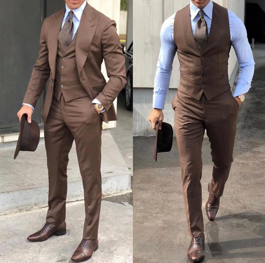 Classy wedding tuxedos suits slim - Фотография_6